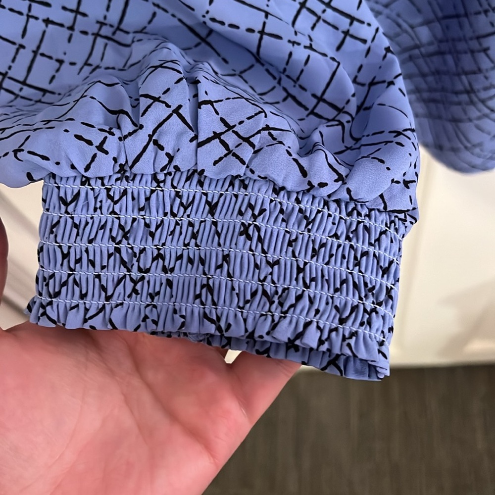 Blue Patterned Top - Picture 5 of 7